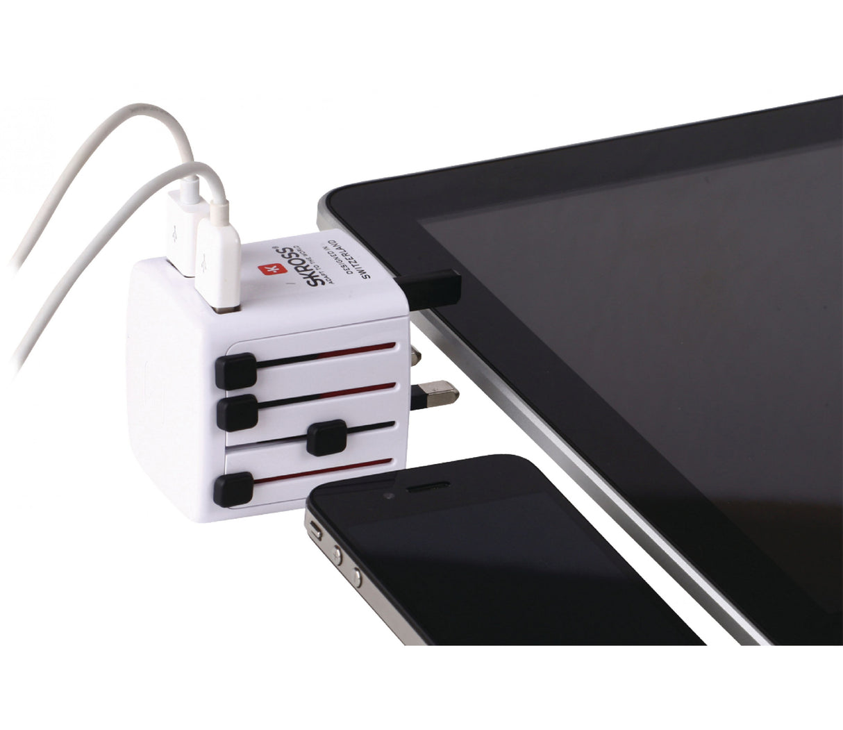 USB Travel Charger Blister Pack White