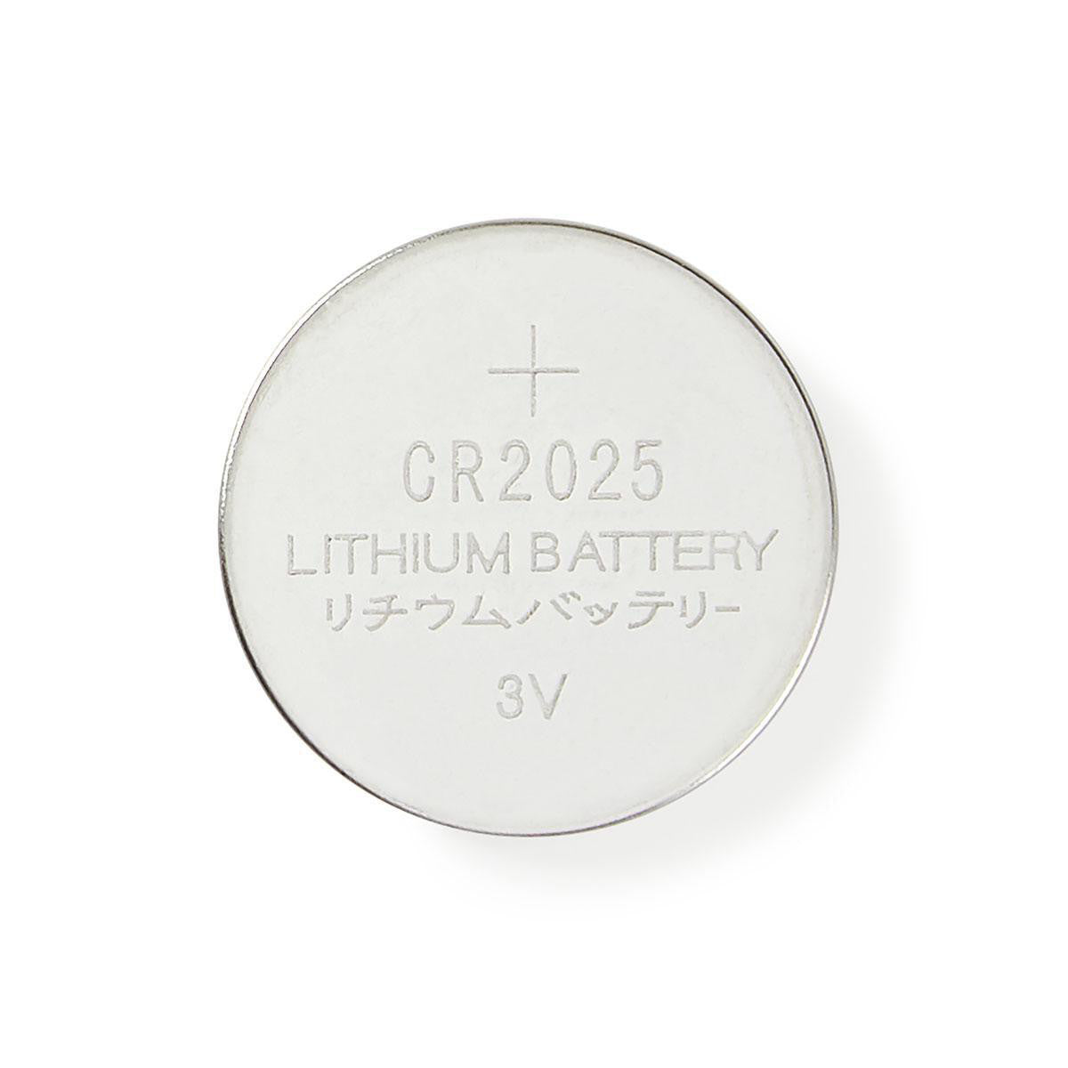 Bateria de lítio tipo moeda CR2025 | 3V 5 unidades