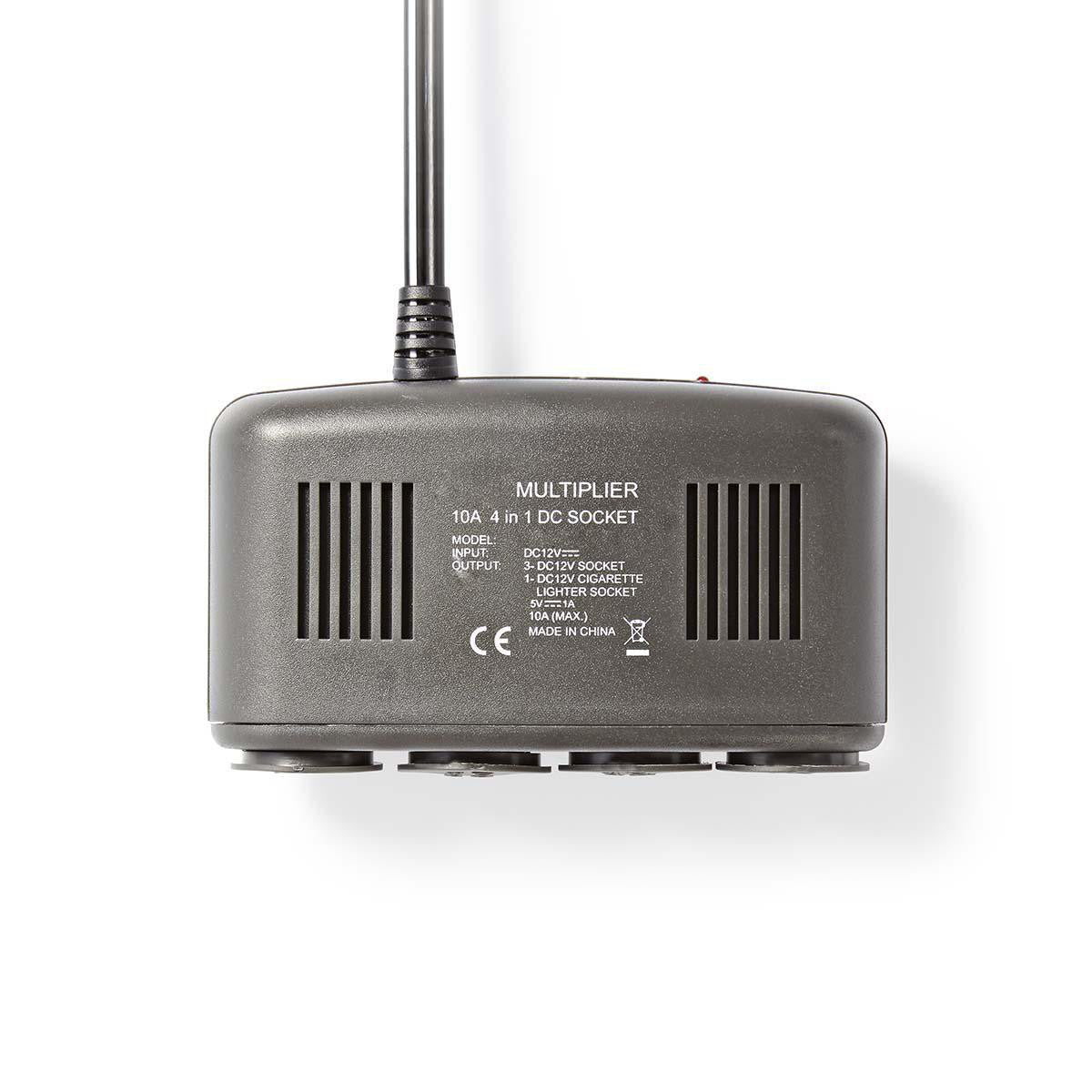 Universal DC Adapter | 5/12V Car Charger/USB 4 Sockets