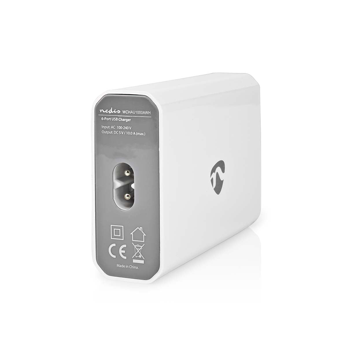 Wall Charger | 10.0 A 6 USB-A Outputs White