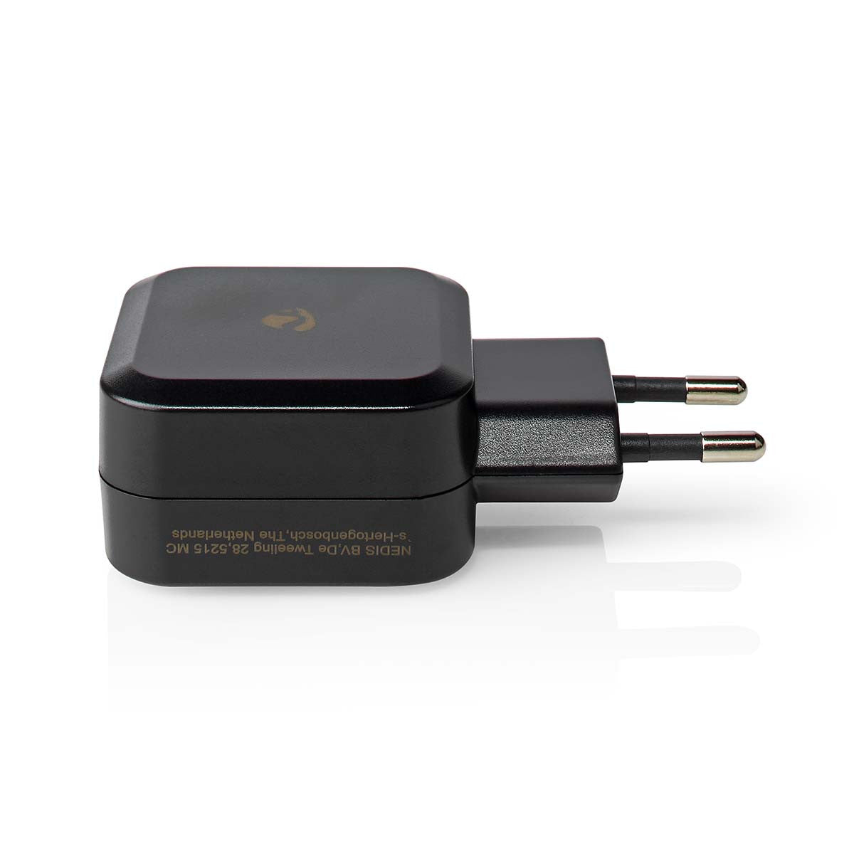 Wall Charger | 4.8 A 2 USB-A Outputs Black