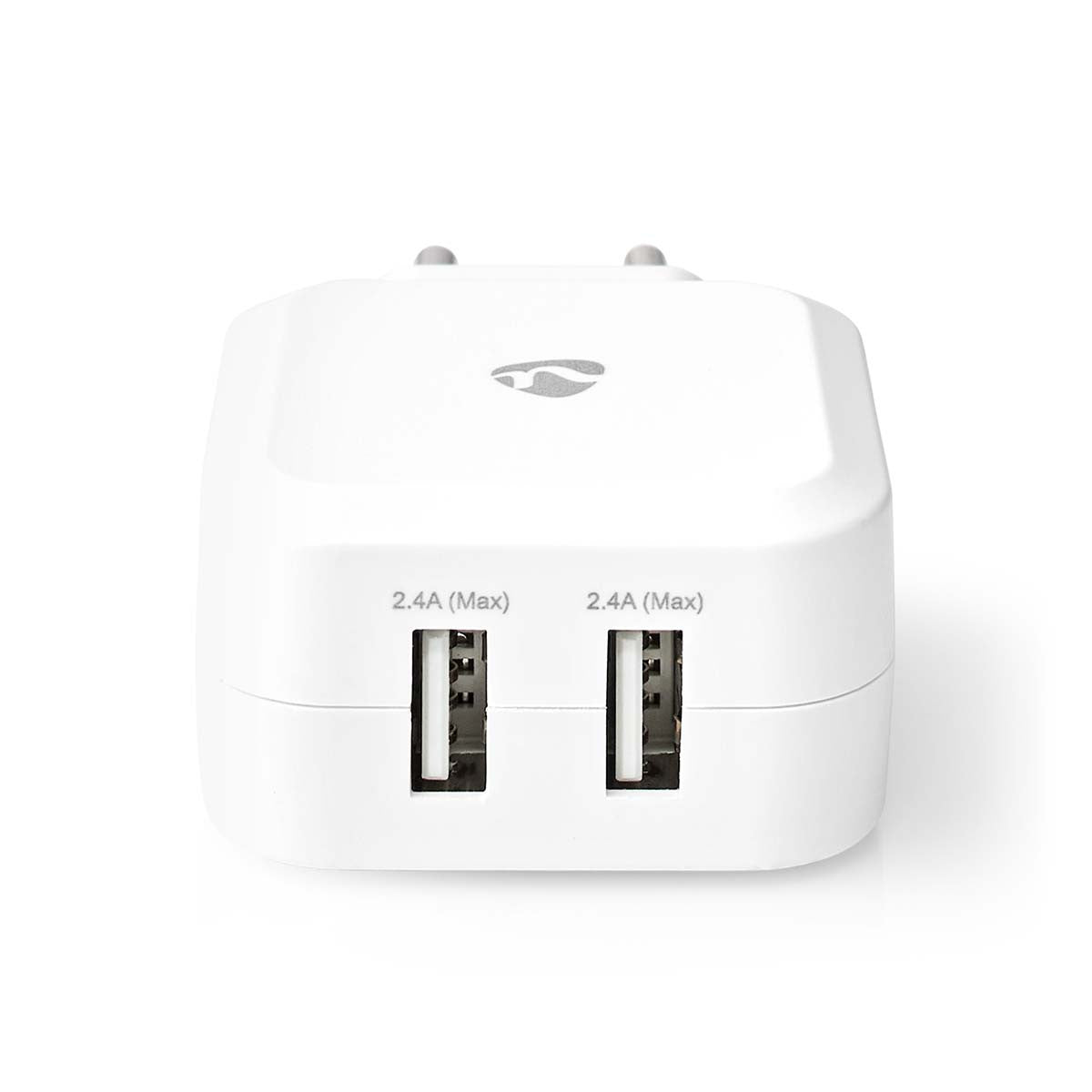 Wall Charger | 4.8 A 2 USB-A Outputs White