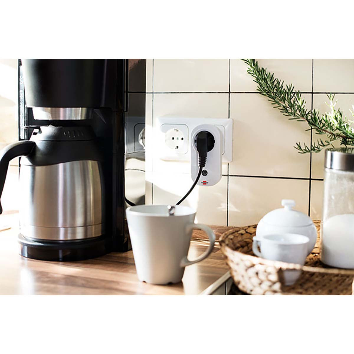 Indoor Wireless Switch Set 3 x F (CEE 7/3) White