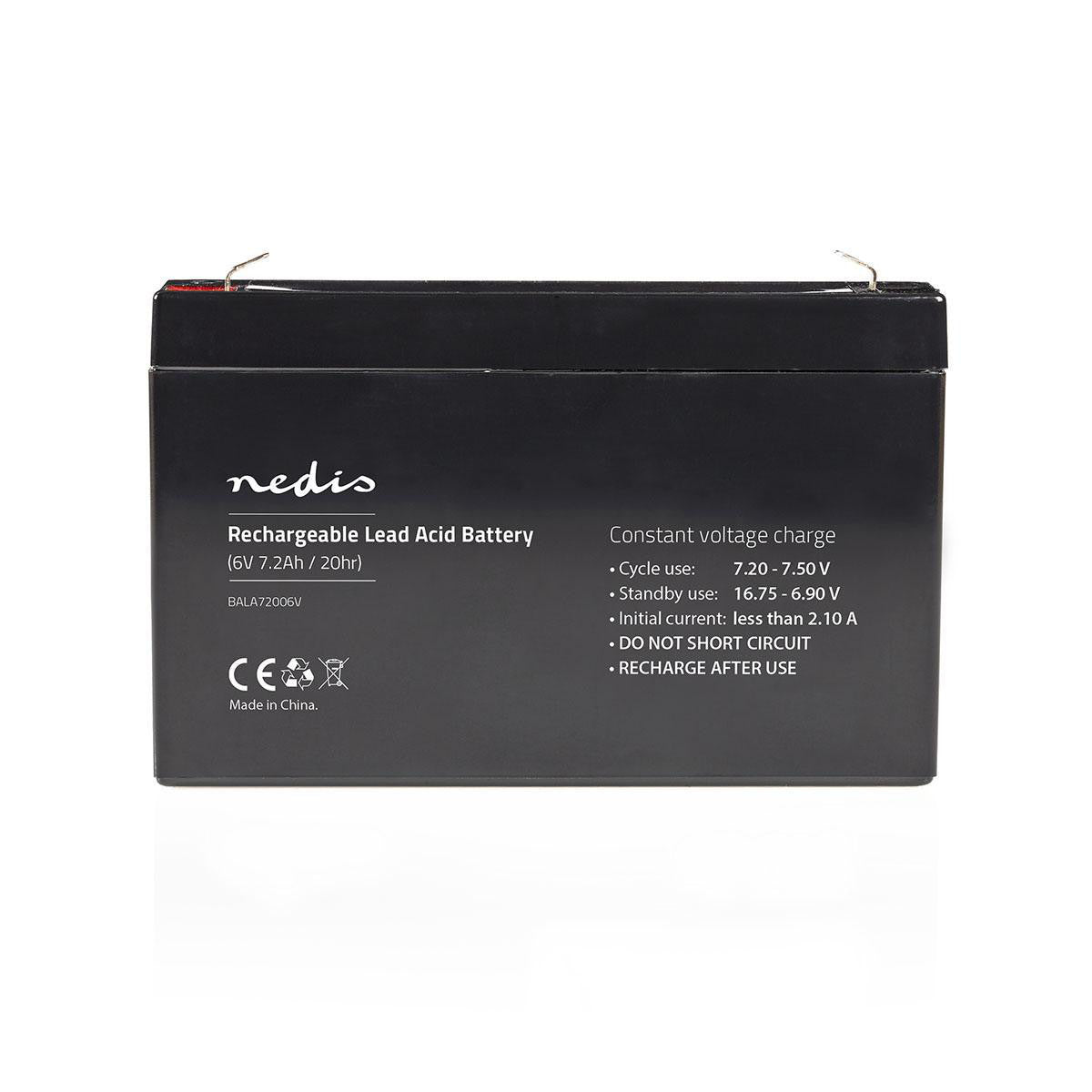 Rechargeable Lead-Acid Battery 6V | 7200 mAh 151 x 34 95 mm