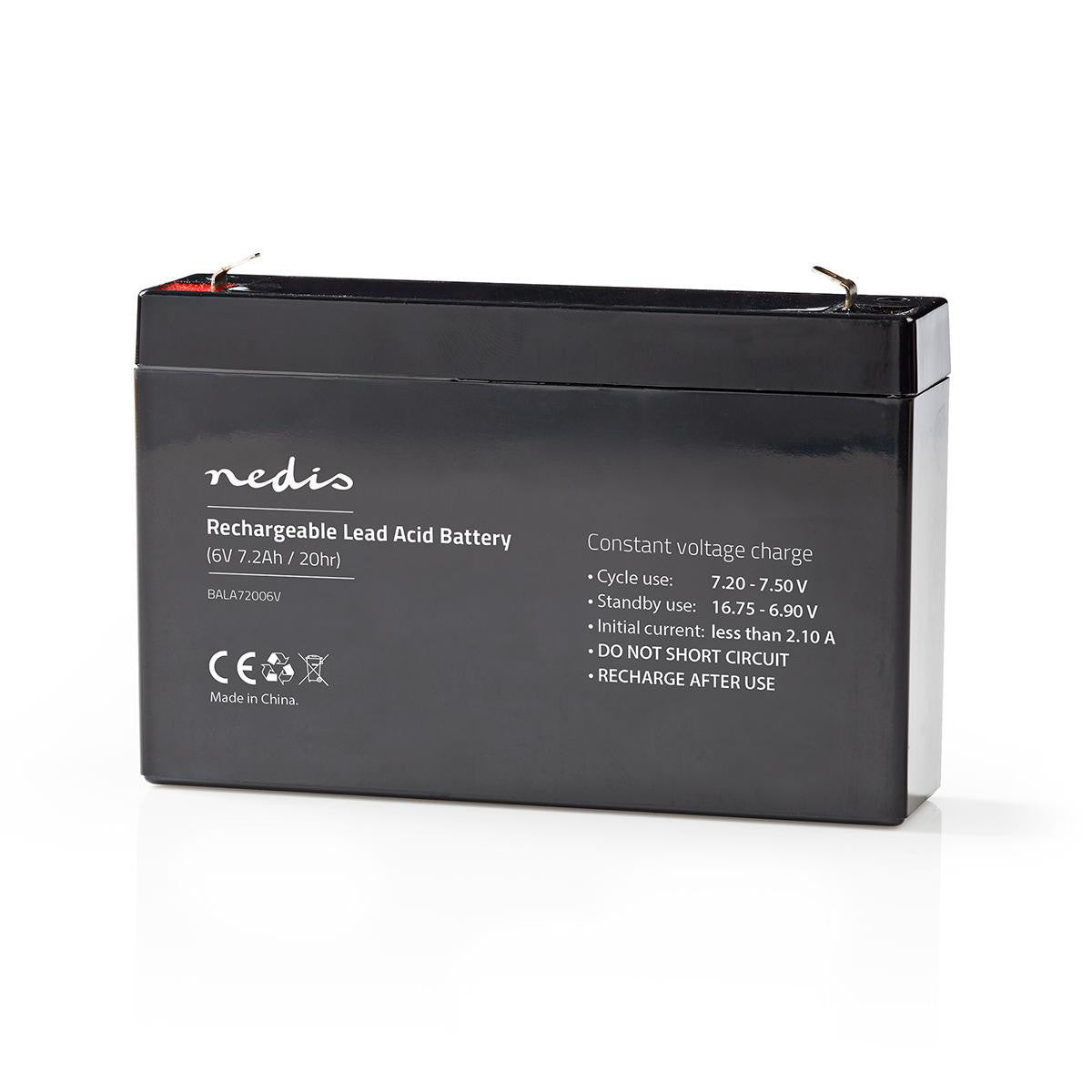Rechargeable Lead-Acid Battery 6V | 7200 mAh 151 x 34 95 mm