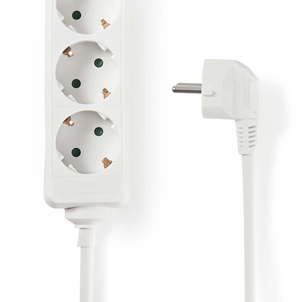 Power Strip | Contact Protection 3 Sockets 3.0 m White