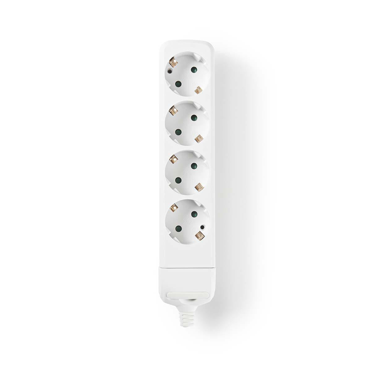 Power Strip | 4 Outlets with Protection, White