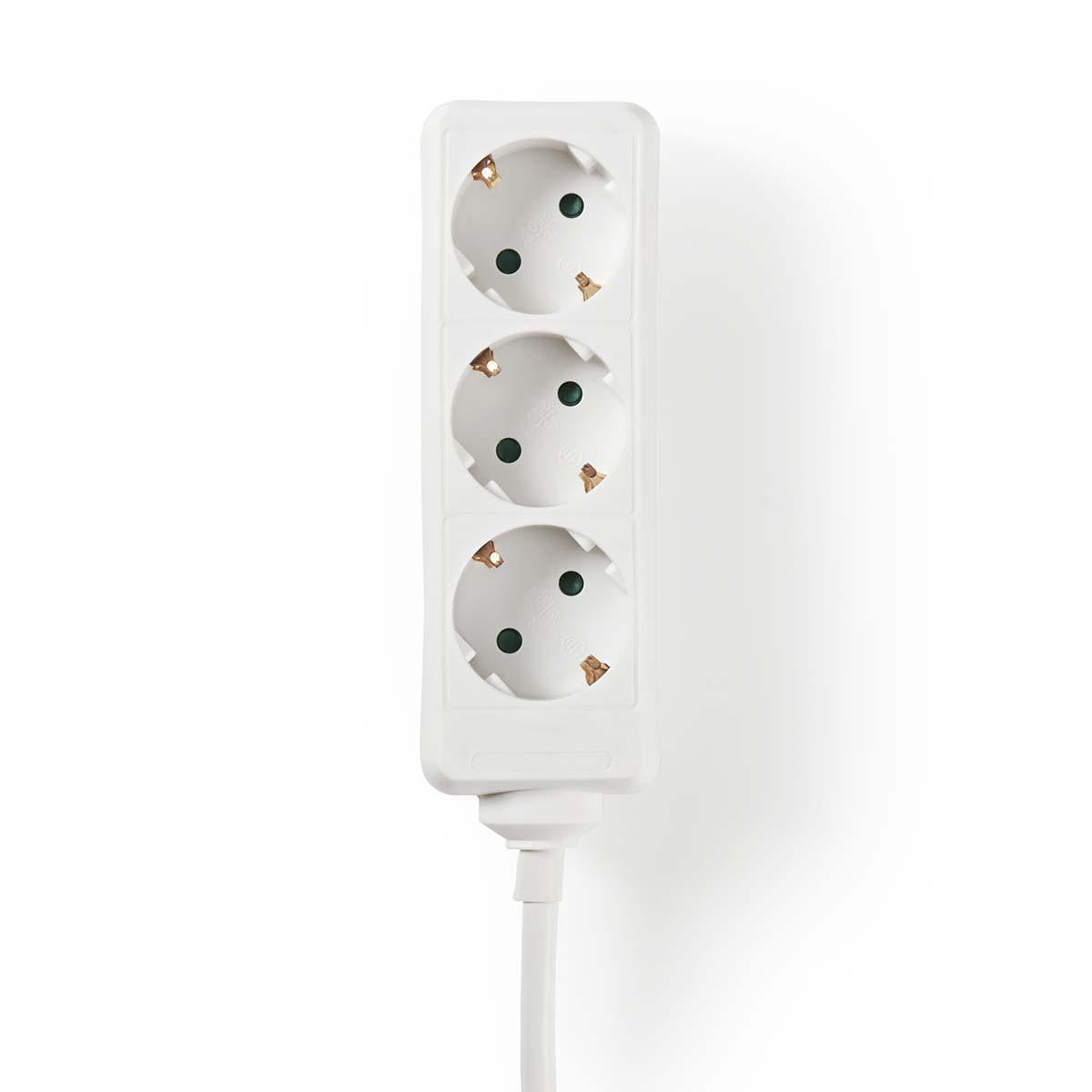 Power Strip | Contact Protection 3 Sockets 5.0 m White