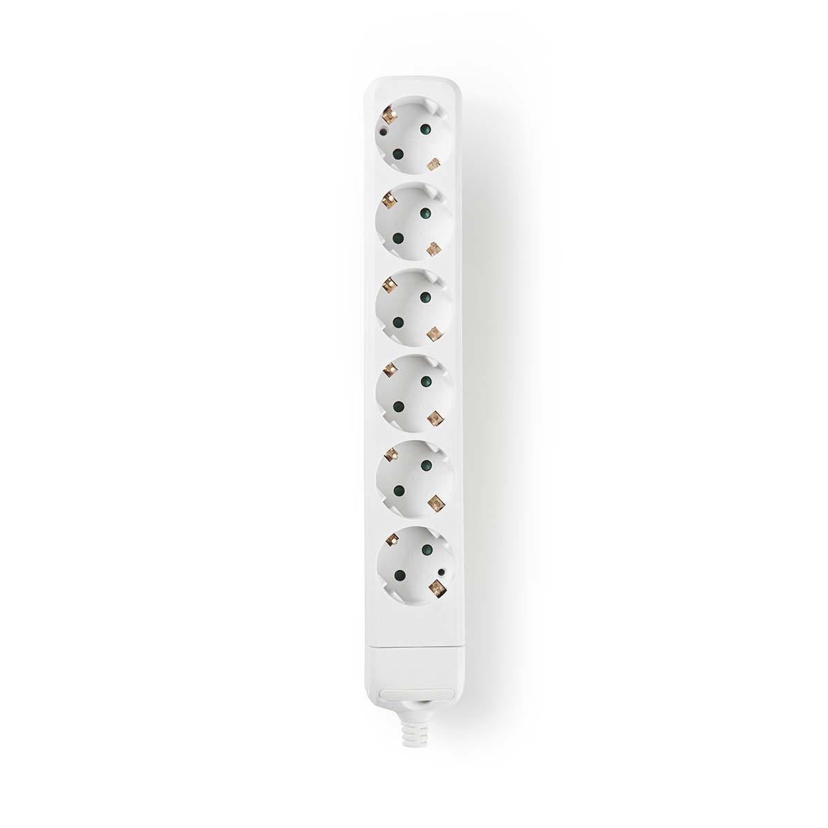 Power Strip | 6 Outlets with Protection, White