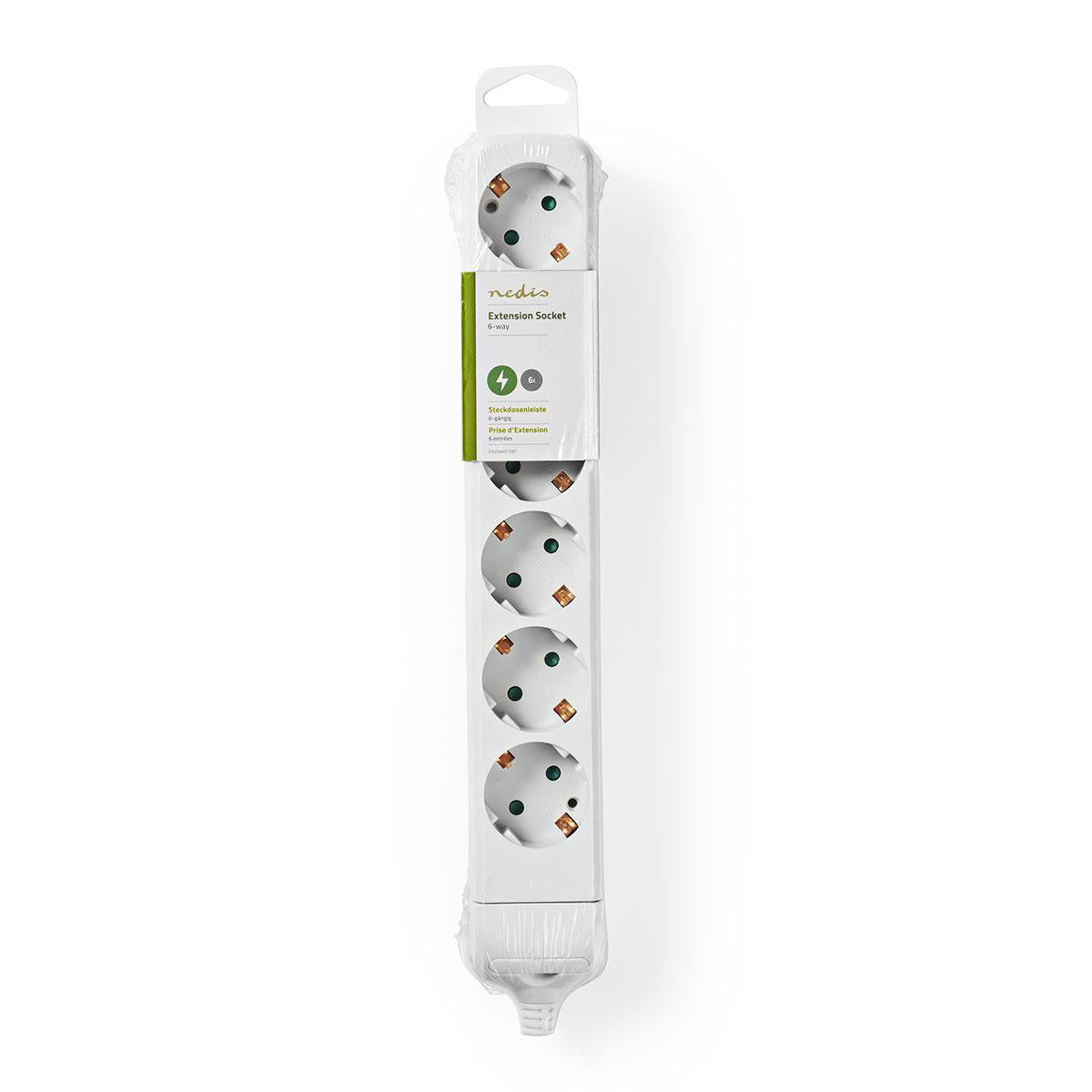 Power Strip | 6 Outlets with Protection, White