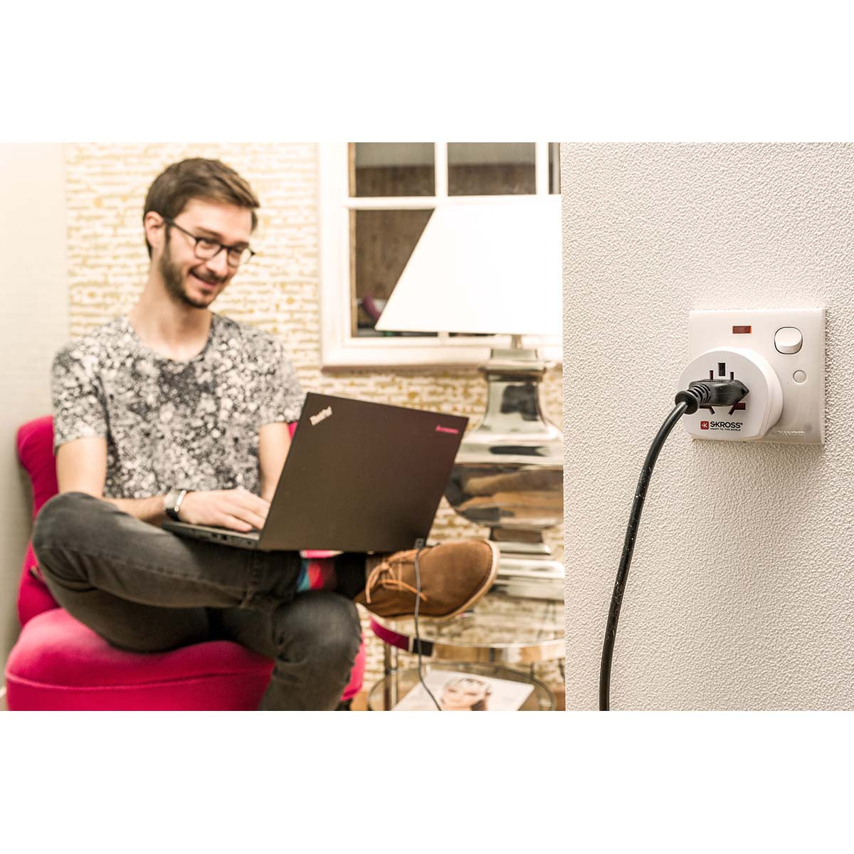 Universal combined adapter for South Africa