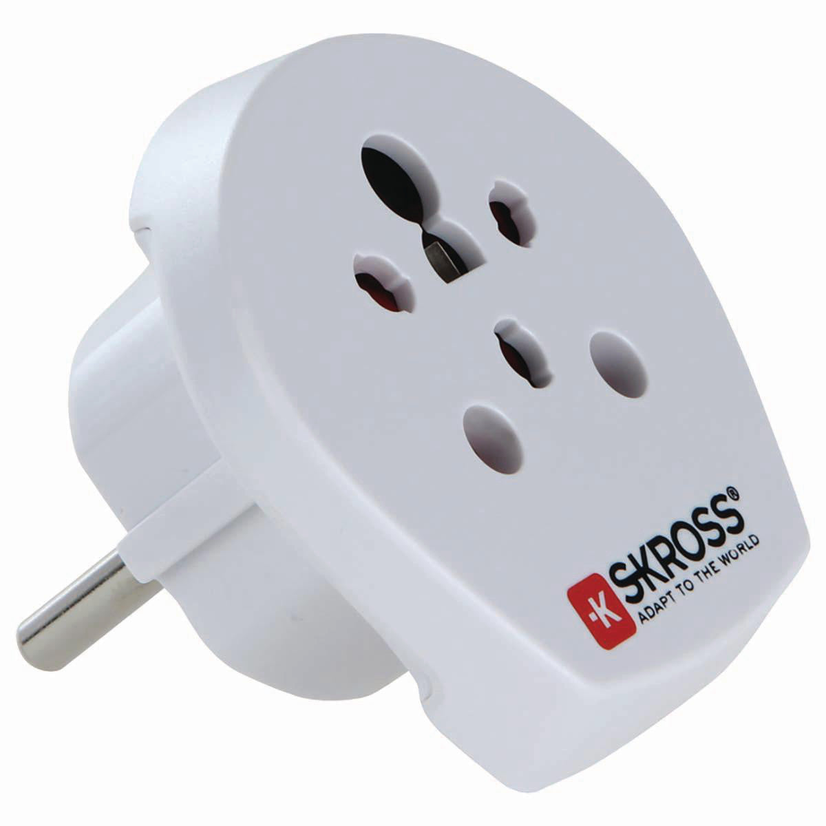 India/Israel Denmark to Europe travel adapter