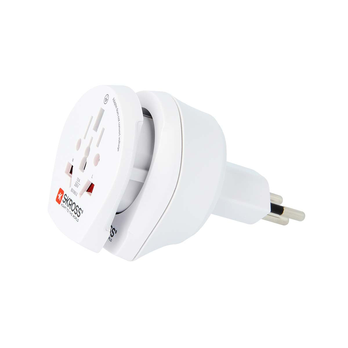 Adaptador universal combinado para a Suíça