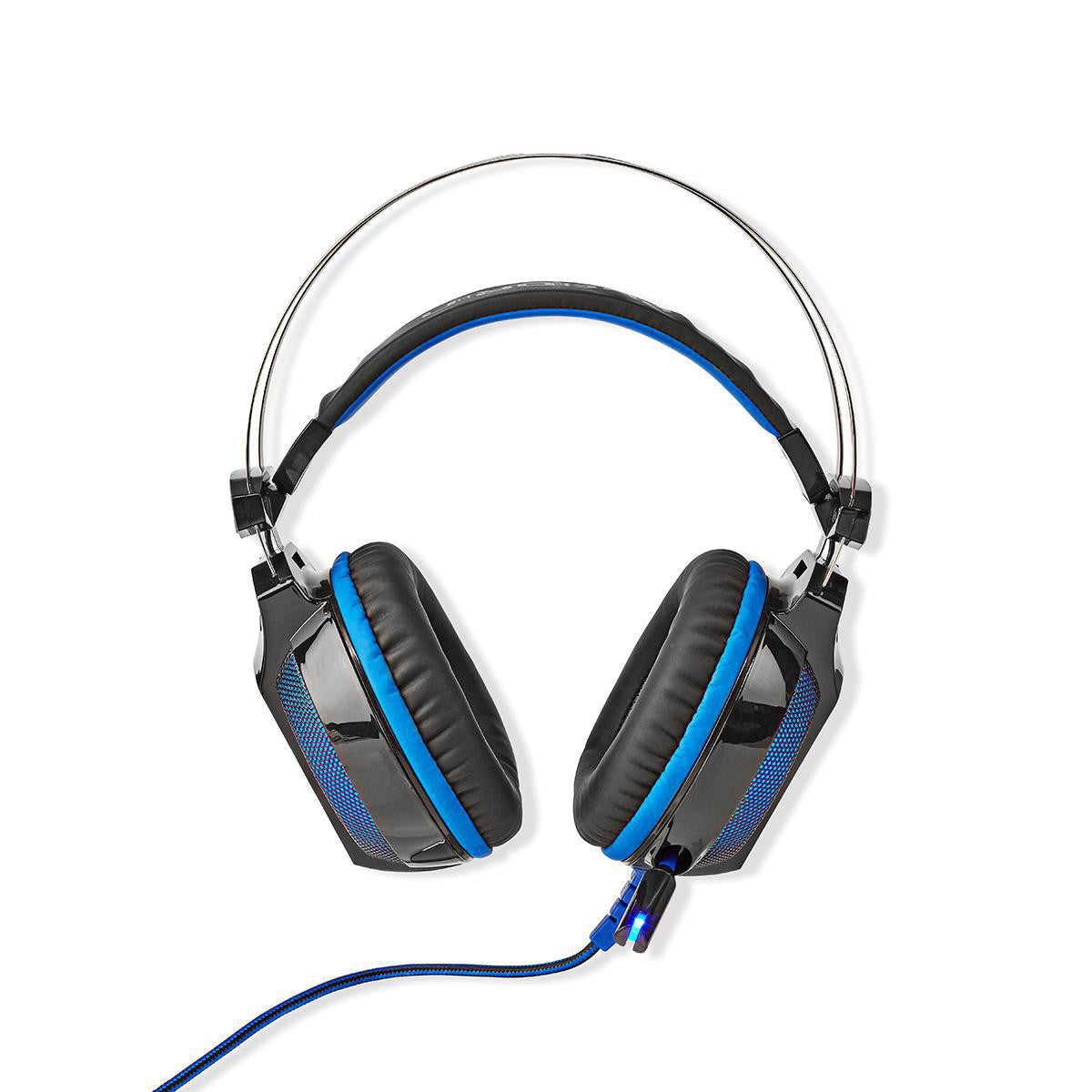 Auricular para jogos | Over-ear com som surround virtual 7.1, luz LED e USB