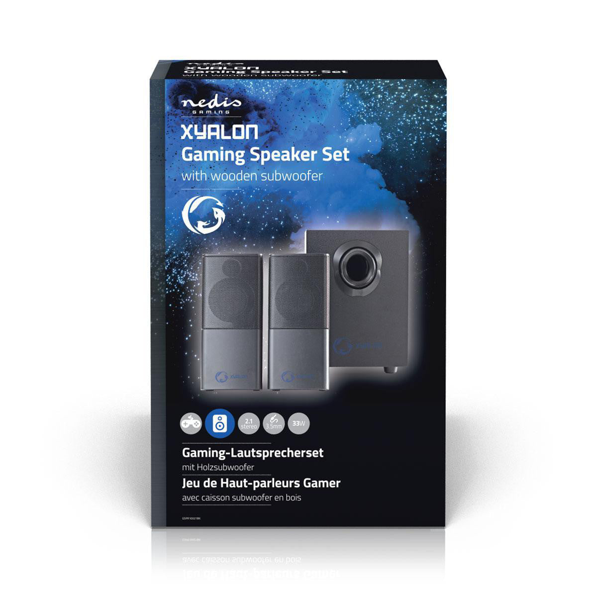 Altavoces Para Juegos | 2.1 Alimentación USB Toma de 3,5 mm 11 W RMS