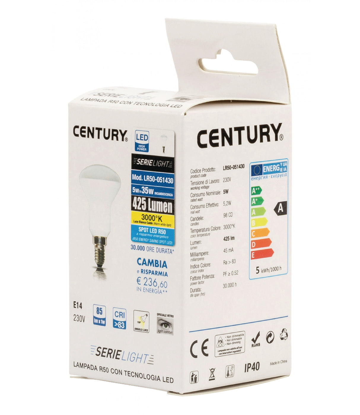 Foco LED, 5 W *Não categorizado