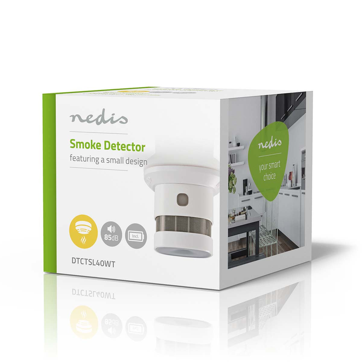 Smoke Detector | EN14604 10-Year Lifespan Compact Design