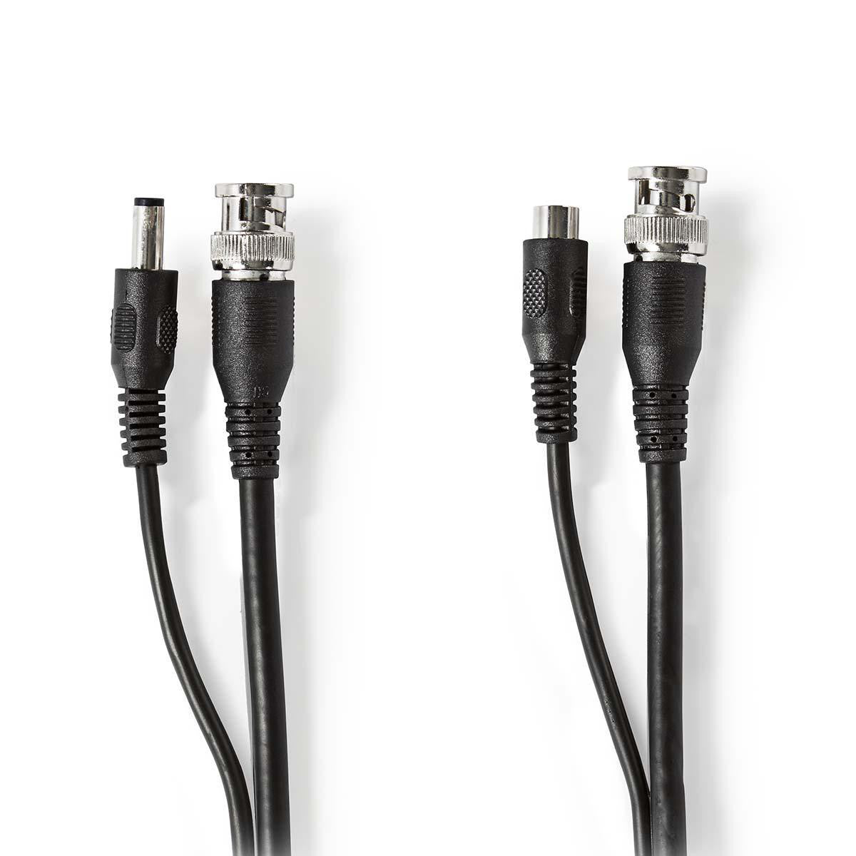 CCTV Security Cable BNC/DC | RG59 20m Pre-assembled Connectors