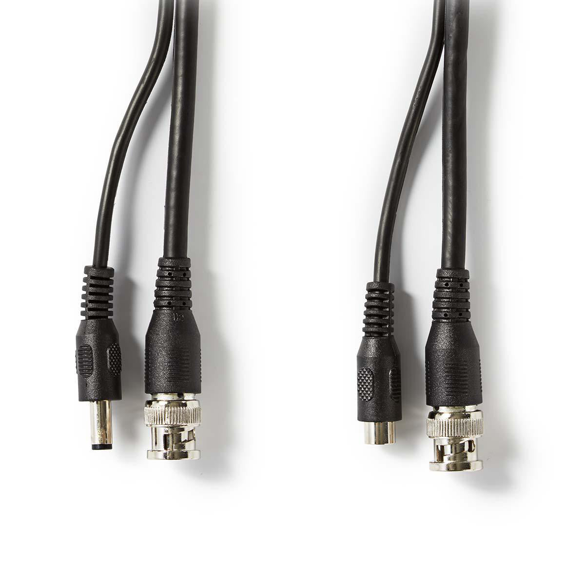 CCTV Security Cable BNC/DC | RG59 20m Pre-assembled Connectors