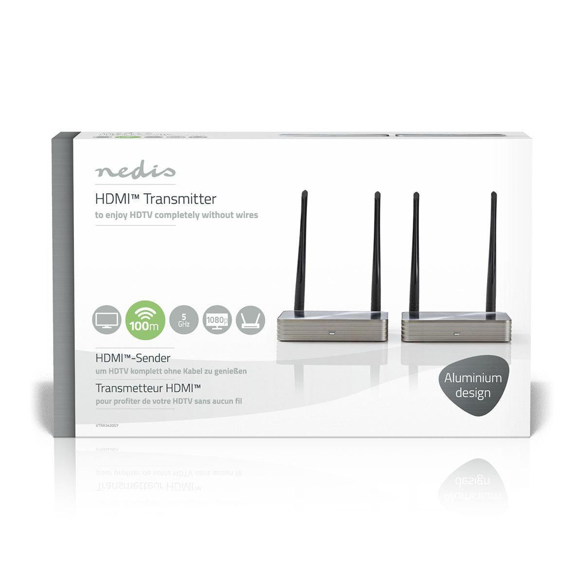 Wireless HDMI Transmitter | 1080p 5GHz 100m Universal Remote Controls