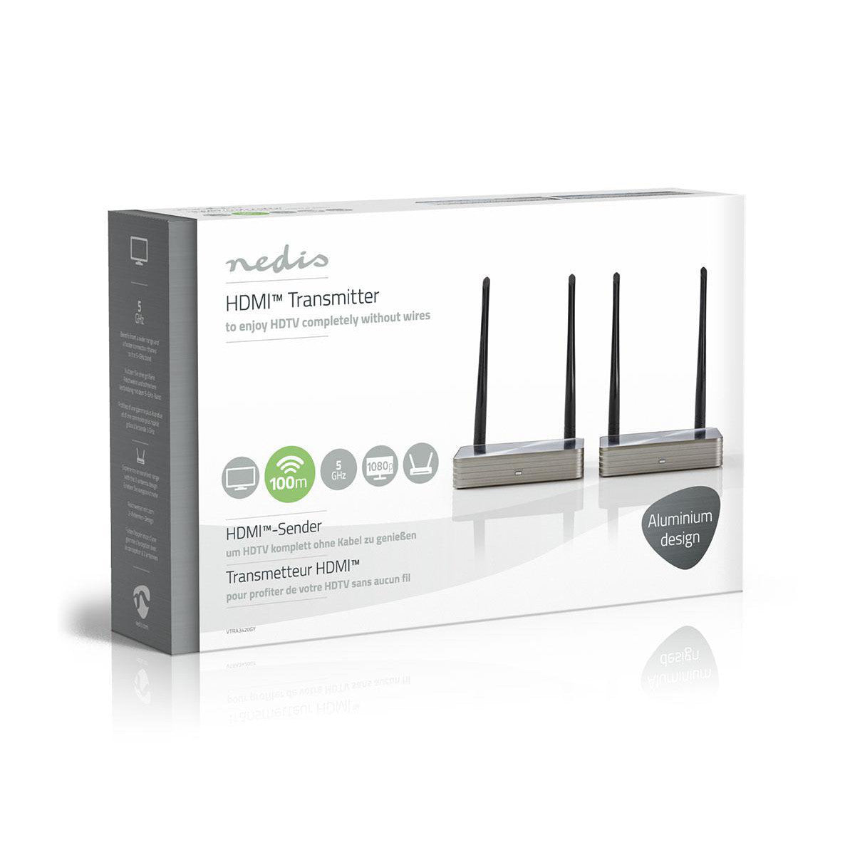 Wireless HDMI Transmitter | 1080p 5GHz 100m Universal Remote Controls