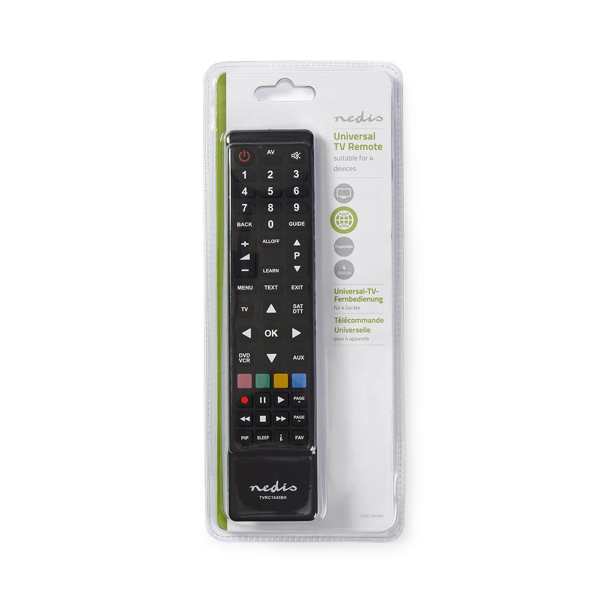 Universal Remote Control | Programmable by PC Control of 4 Devices Universal Remotes
