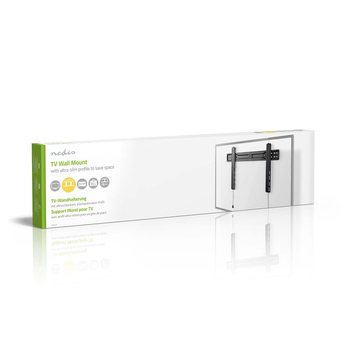 Suporte de parede fixo para TV | 37"-70" até 35 kg