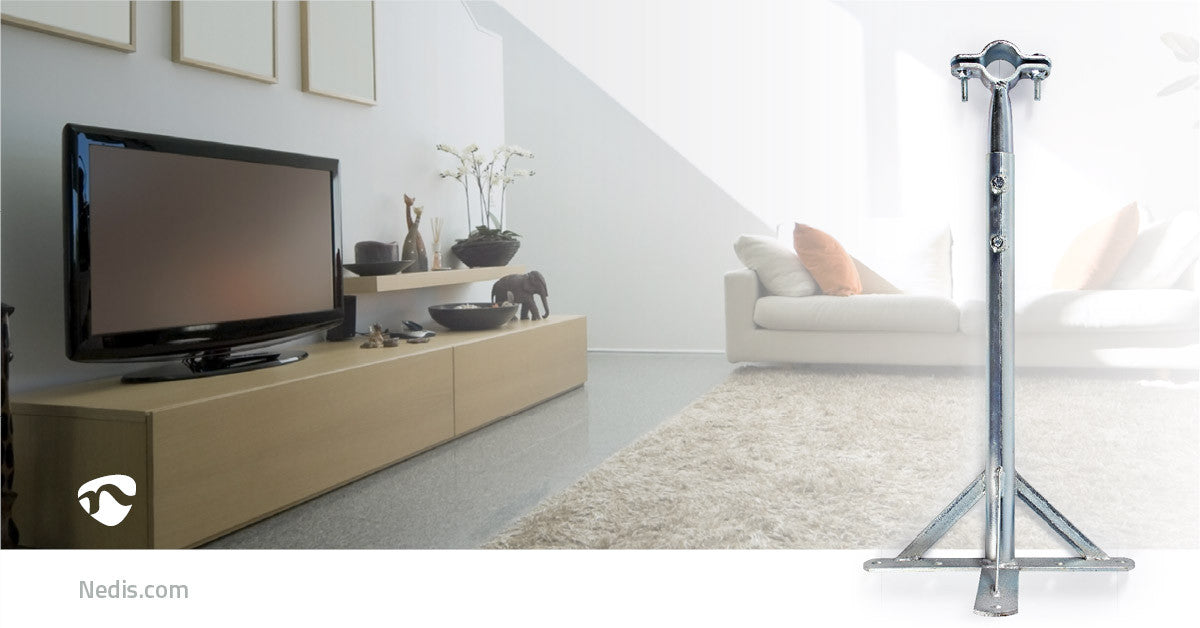 Soporte de Pared Para Antena Parabólica | Diámetro Mástil: 32-42