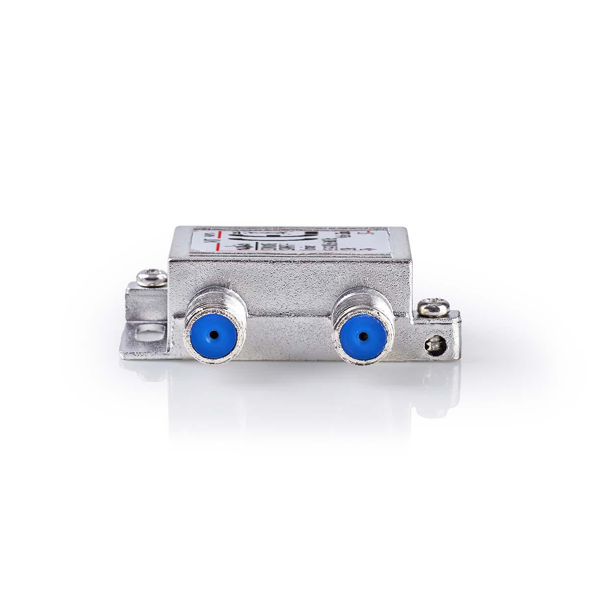 Combinador de Satélite | Conector F de 2 para 1 VHF/UHF: 5-860 MHz Satélite: 950-2400