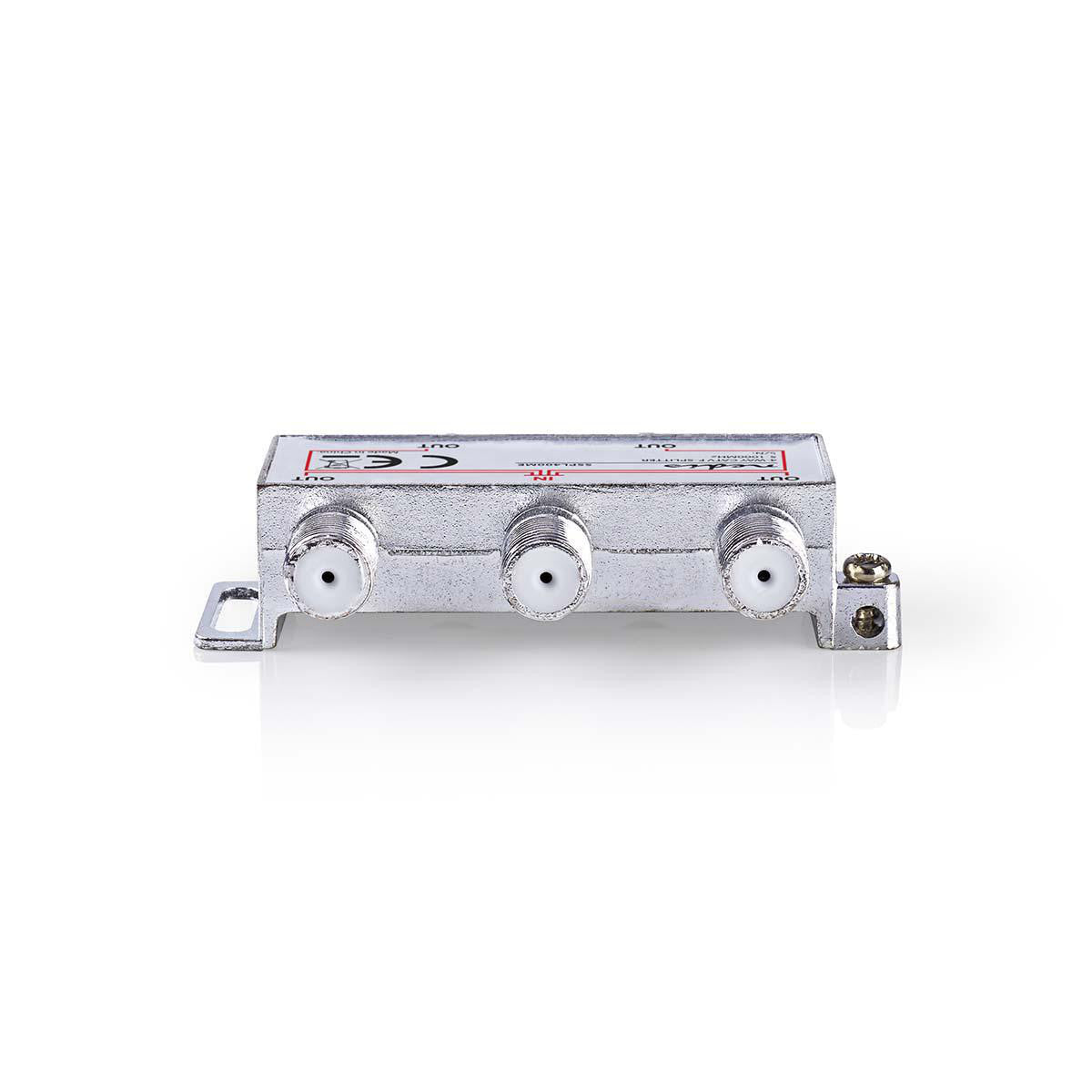 Type F CATV Splitter | Max. Gain 8.0 dB 5-1000 MHz 4 Outputs