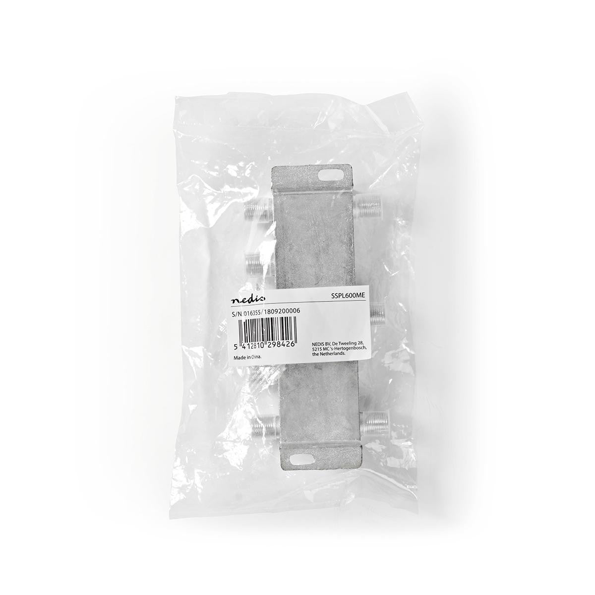 Divisor CATV Tipo F | Ganho Máximo 10 dB 5-1000 MHz 6 Saídas