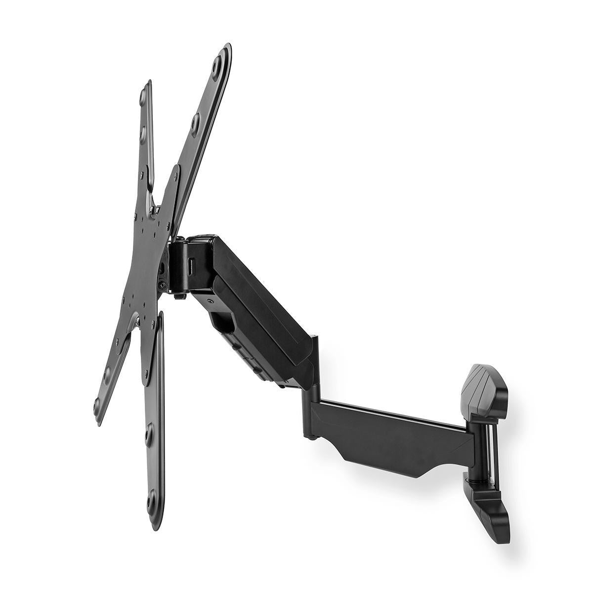 Vertical Wall Mount TV Bracket | 23-55" 30 kg Vertical Movement: 0-345 mm 61 565 0-180° 3 Pivot Points Steel / Plastic Black