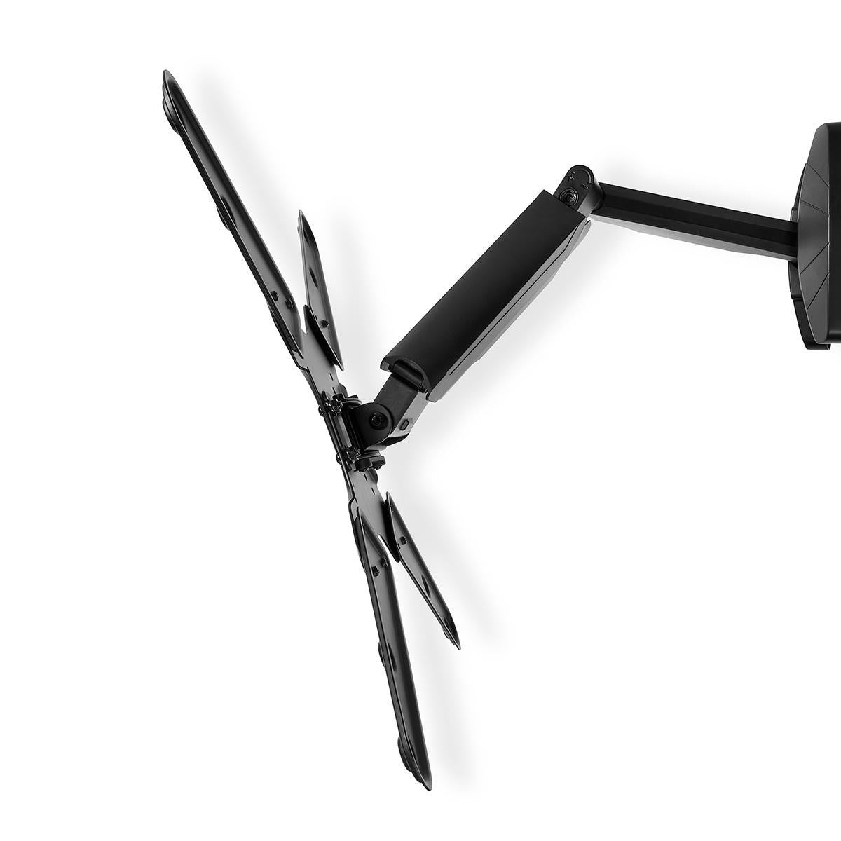 Vertical Wall Mount TV Bracket | 23-55" 30 kg Vertical Movement: 0-345 mm 61 565 0-180° 3 Pivot Points Steel / Plastic Black