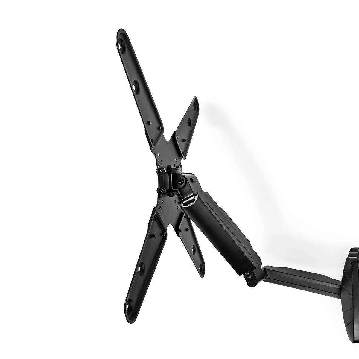 Vertical Wall Mount TV Bracket | 23-55" 30 kg Vertical Movement: 0-345 mm 61 565 0-180° 3 Pivot Points Steel / Plastic Black