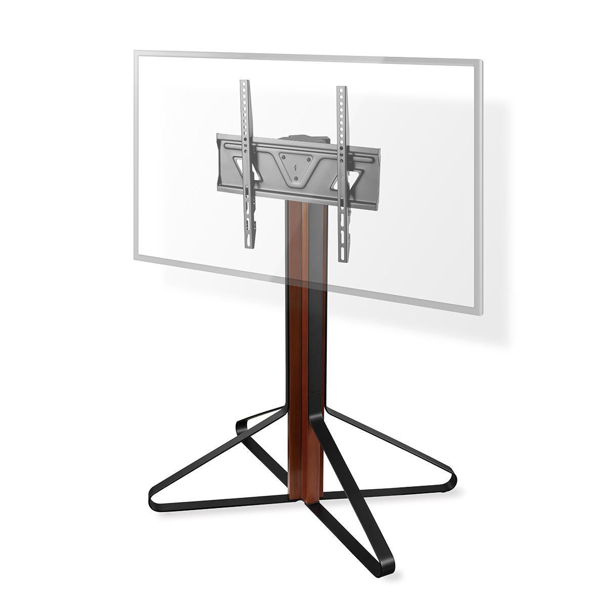 TV Floor Stand | 49-70 " 40 kg V-vorm Design 43 - 65 35 Fixed Design Steel / Aluminum Black TV Stands