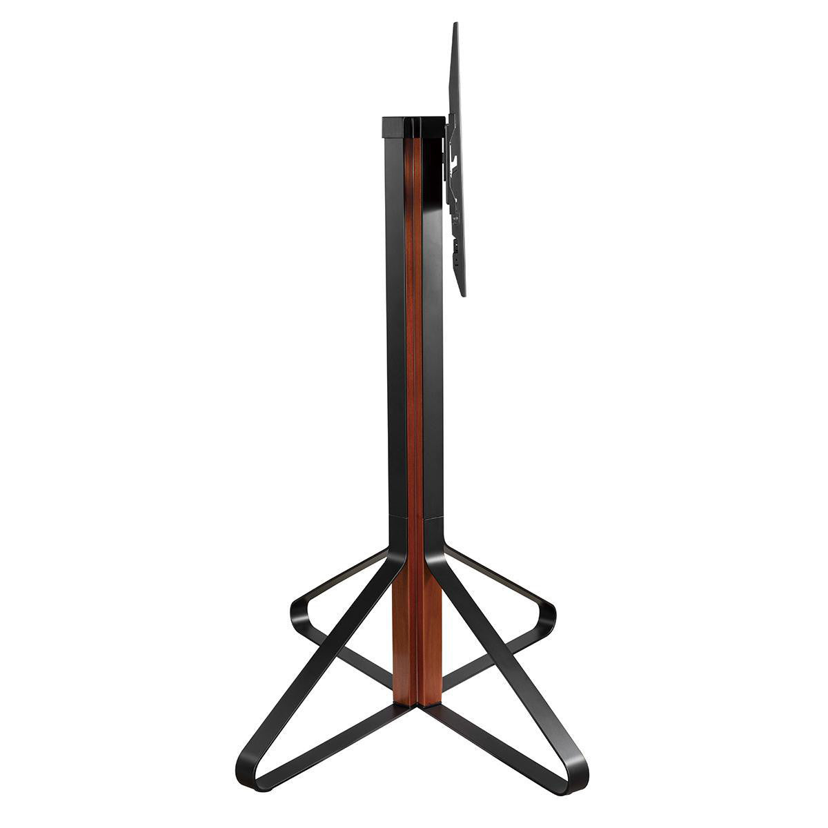 TV Floor Stand | 49-70 " 40 kg V-vorm Design 43 - 65 35 Fixed Design Steel / Aluminum Black TV Stands