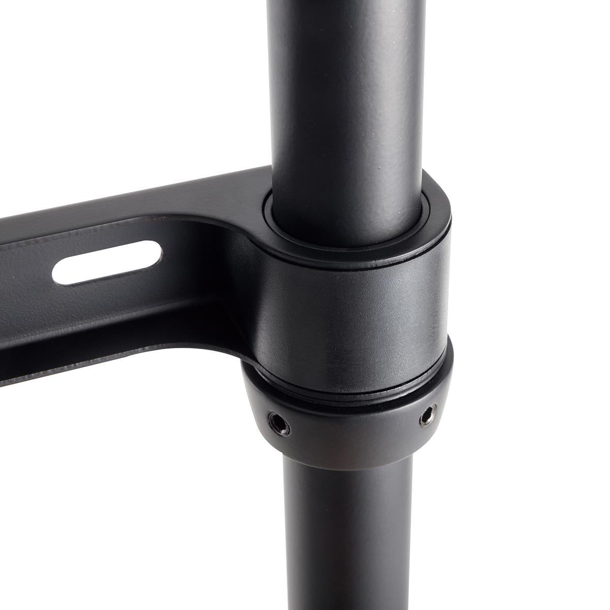 Floor TV Stand | 49-70" 40 kg V-shaped Design 60-75 Scandinavian Design Anti-tip Strap Snap Closure