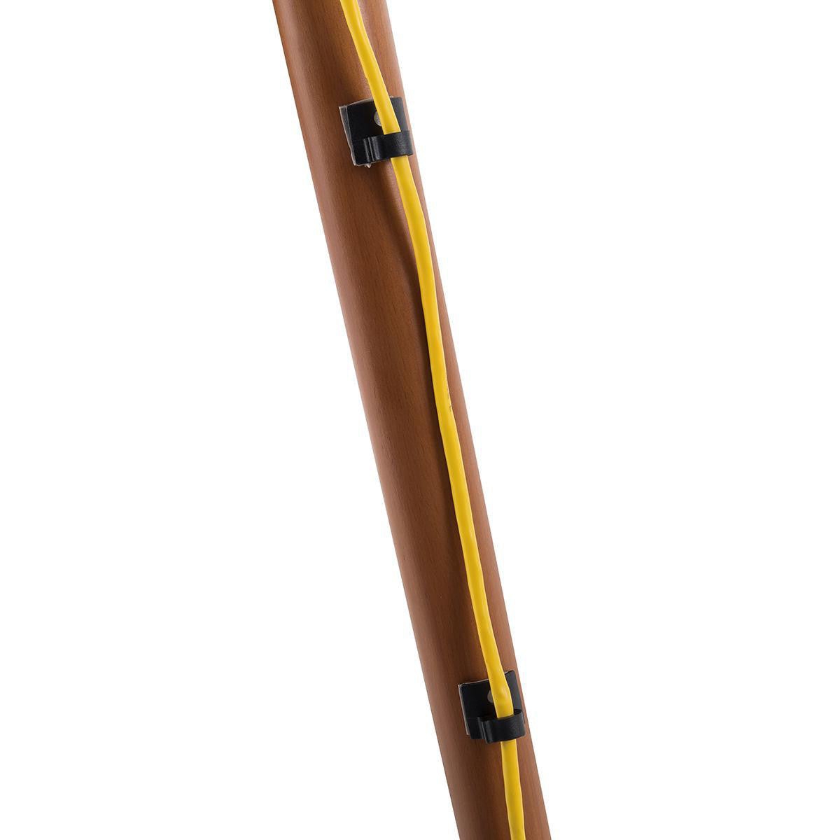 49 to 70" Floor TV Stand with V-vorm Scandinavian Design Rotating Steel and Aluminum Finish Black