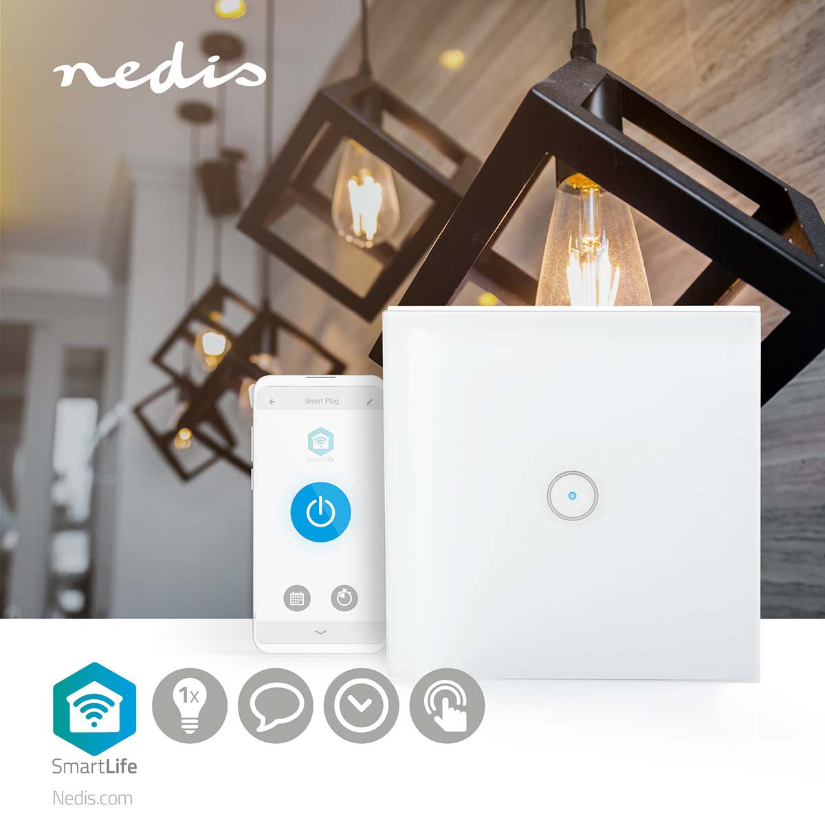 Smart Light Switch with Wi-fi | Individual