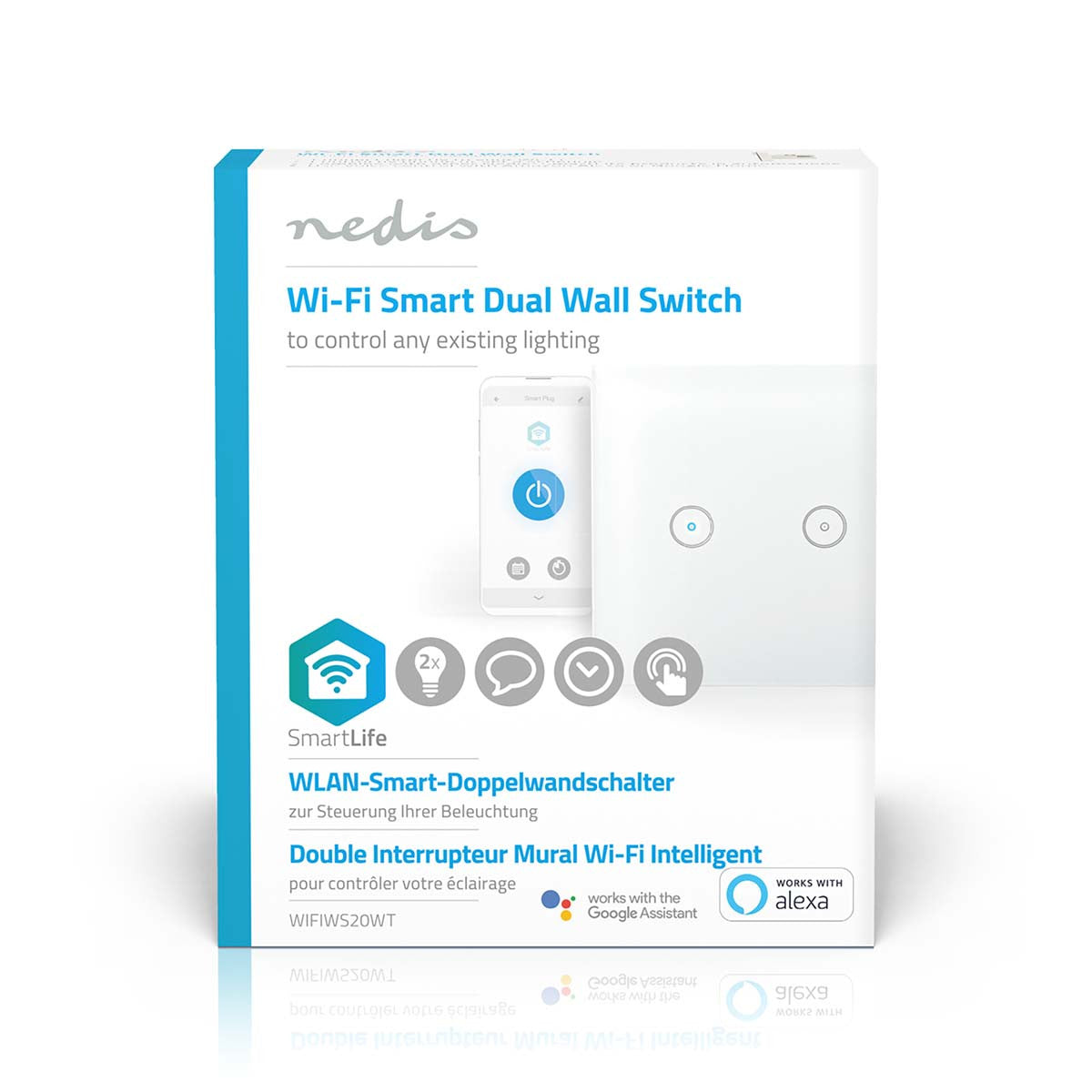 Smart Wi-Fi Lighting Switch | Dual