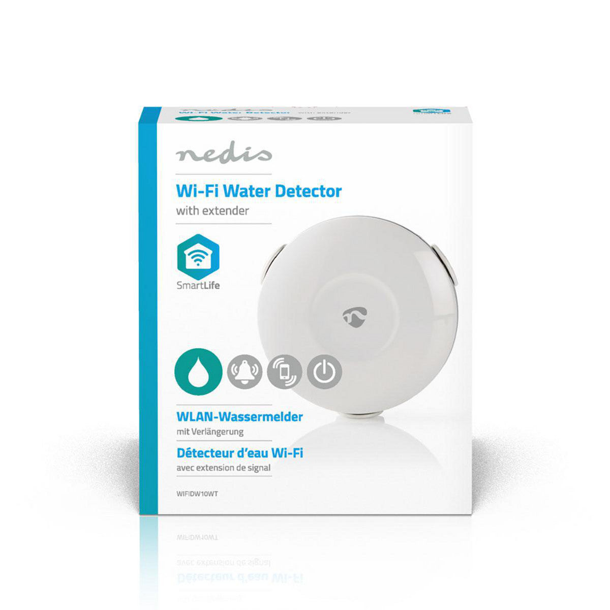 Smart Water Leak Detector with Wi-Fi | Battery Powered