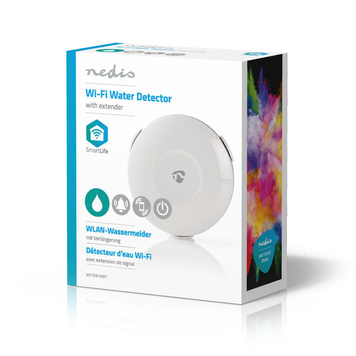 Smart Water Leak Detector with Wi-Fi | Battery Powered