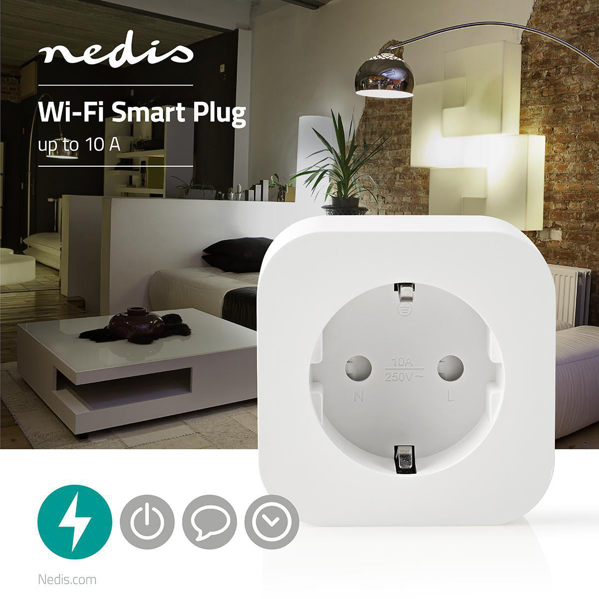 Smart Connector with Wi-Fi | Schuko Type F 10 A