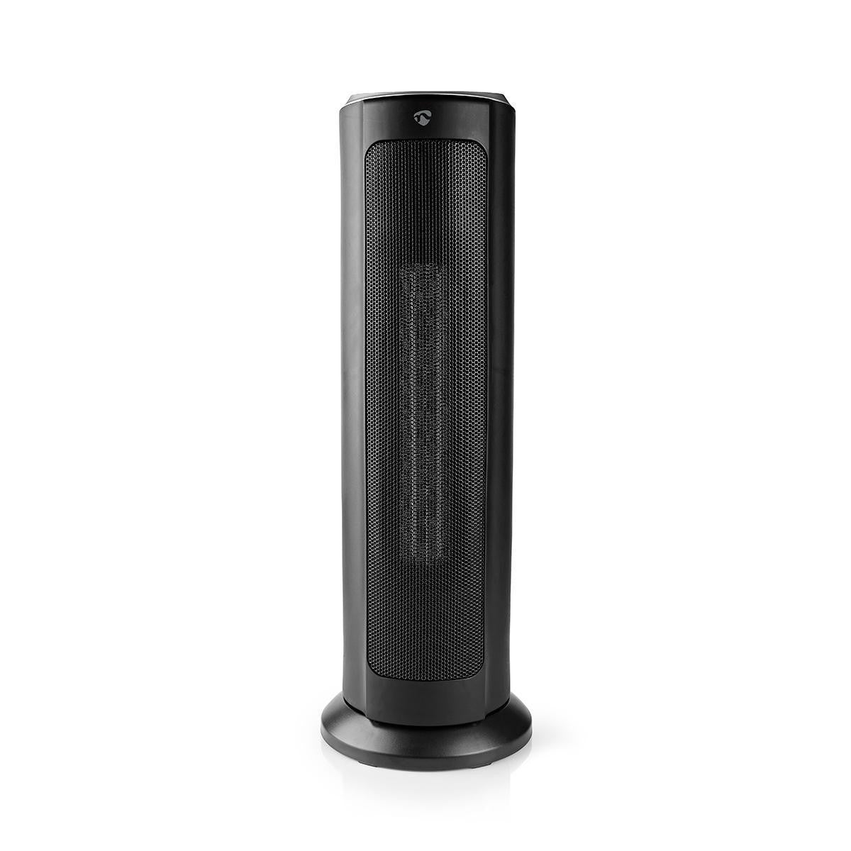 Calefactor de Aire Wi-fi Inteligente en Torre | Termostato 1200 y 2000 W Negro
