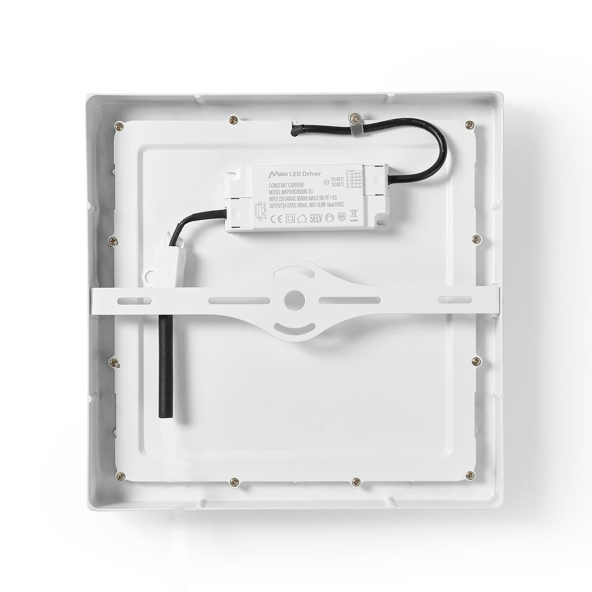 Luz de Techo Wi-fi Inteligente | Cuadrada 30 x cm Blanco Cálido a Frío Todo Color (RGB) 1200 lm 18 W Diseño Compacto Aluminio