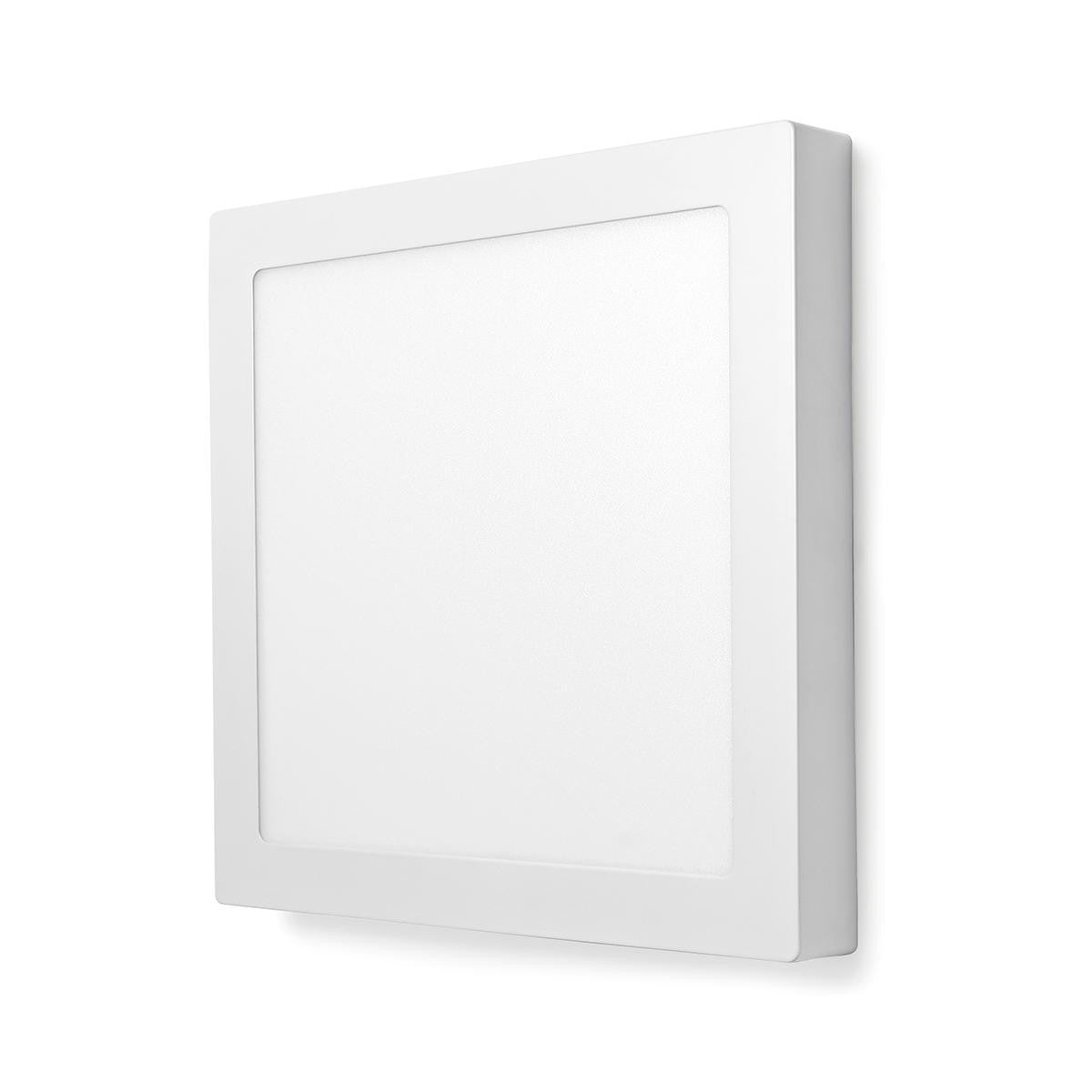 Luz de Techo Wi-fi Inteligente | Cuadrada 30 x cm Blanco Cálido a Frío Todo Color (RGB) 1200 lm 18 W Diseño Compacto Aluminio