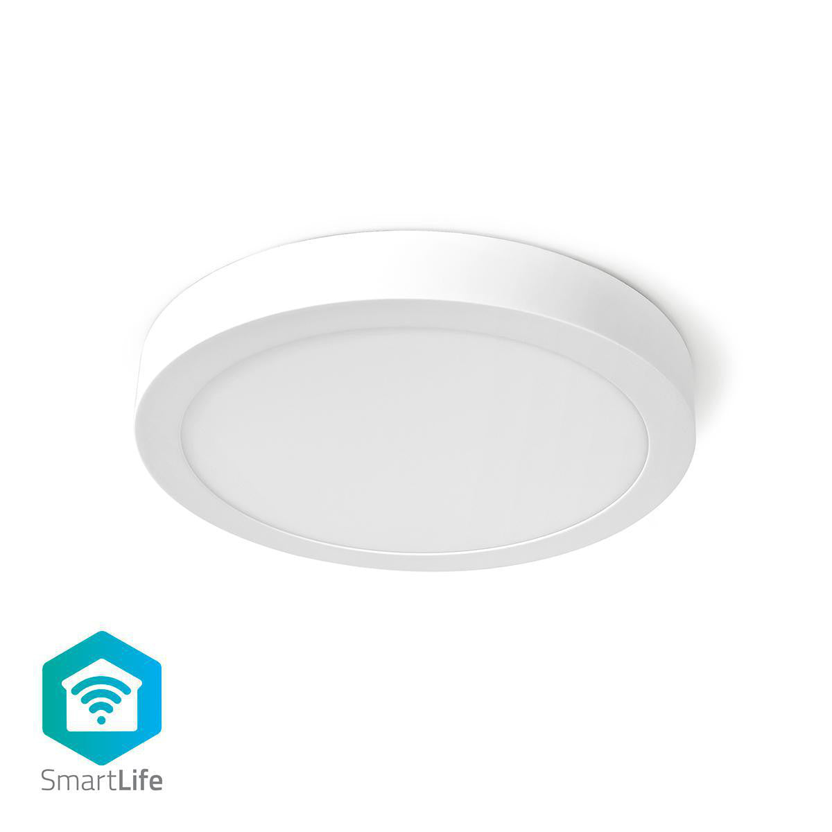 Luz de Techo Wi-fi Inteligente | Redonda Diámetro 30 cm Blanco Cálido a Frío 1200 lm 18 W Diseño Compacto Aluminio