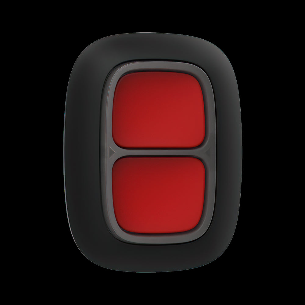 Botão de Pânico Duplo - Sem Fios Bidirecional 868 MHz, Alcance de 1300 m em Espaço Aberto, Seguro para Joalheiros. Pressione: ou Alicate de Pressão Longo.