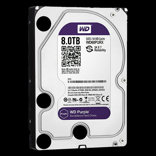 Hard Drive - Capacity 8 TB Interface SATA 6 Gb/s