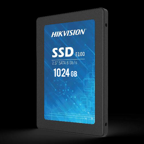 SSD Hikvision de 2,5" - Capacidade de 1024 GB, Interface SATA III, Velocidade de gravação até 500 MB/s, Longa duração